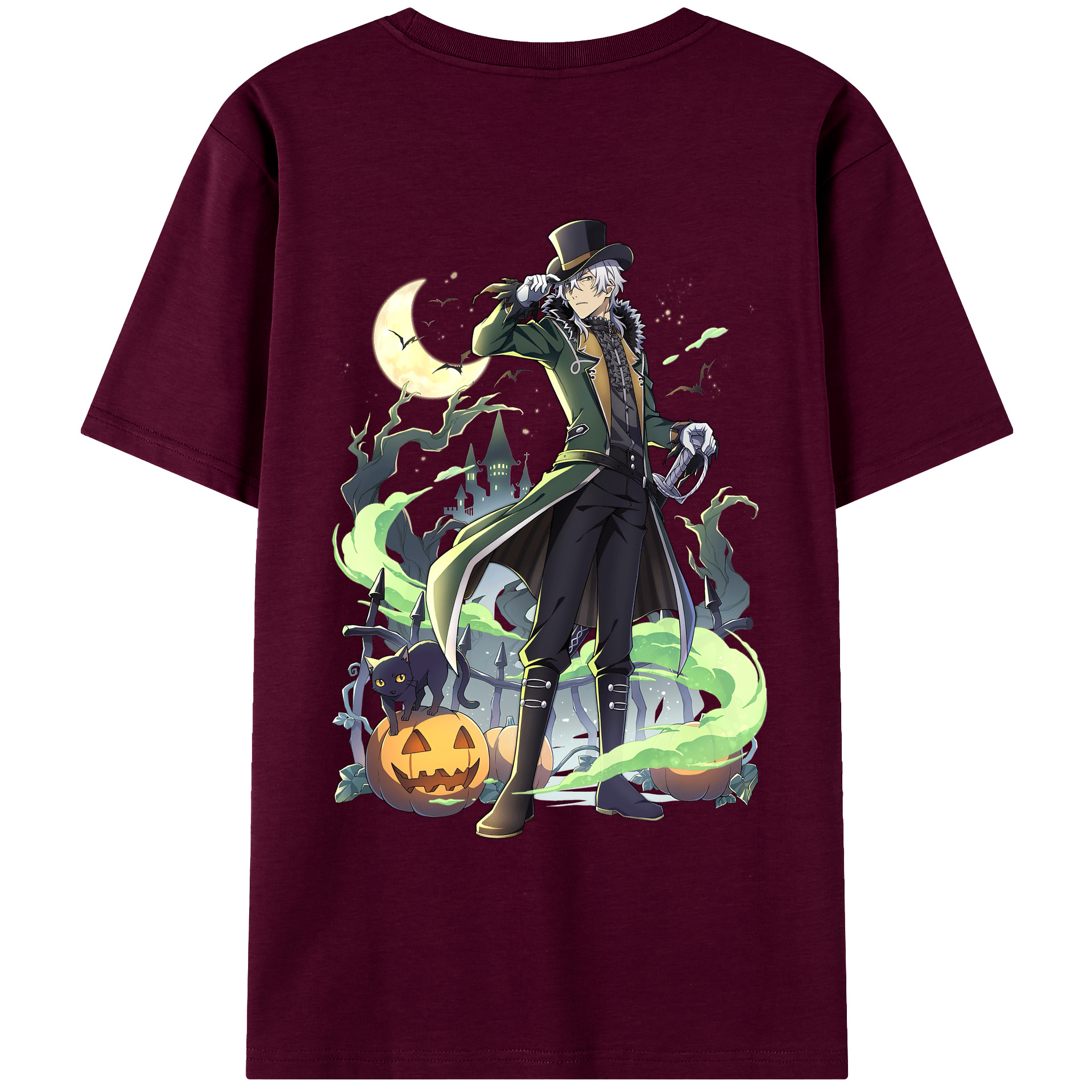 （画像用） 文豪ストレイドッグス Bungo Stray Dogs レディース半袖Tシャツ(バックプリント)